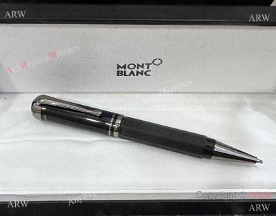 Luxury Copy Montblanc Writers Edition Marcel Proust Ballpoint Engraving Black Barrel